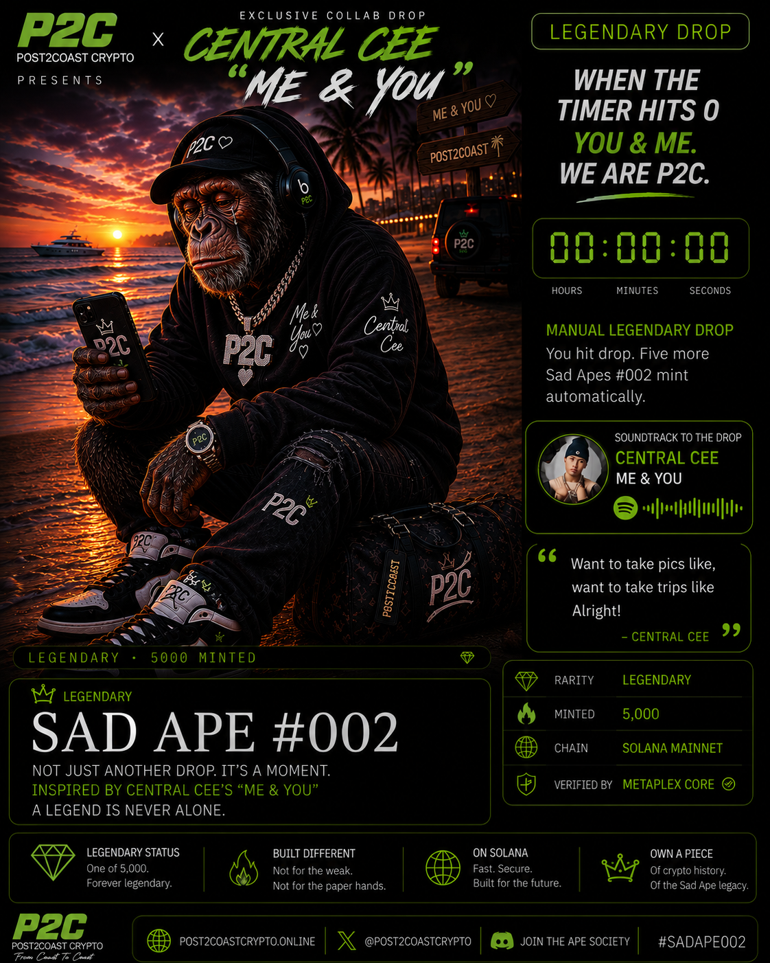 Sad Ape #002 · Central Cee "Me & You"